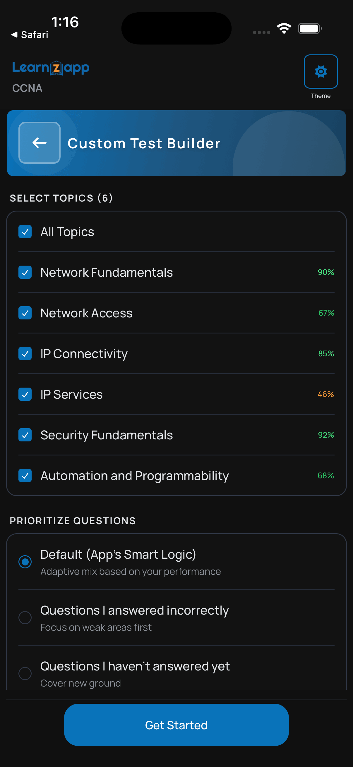 Build Custom Practice Tests
